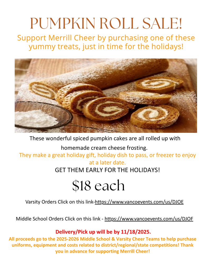 Pumpkin Roll Sale