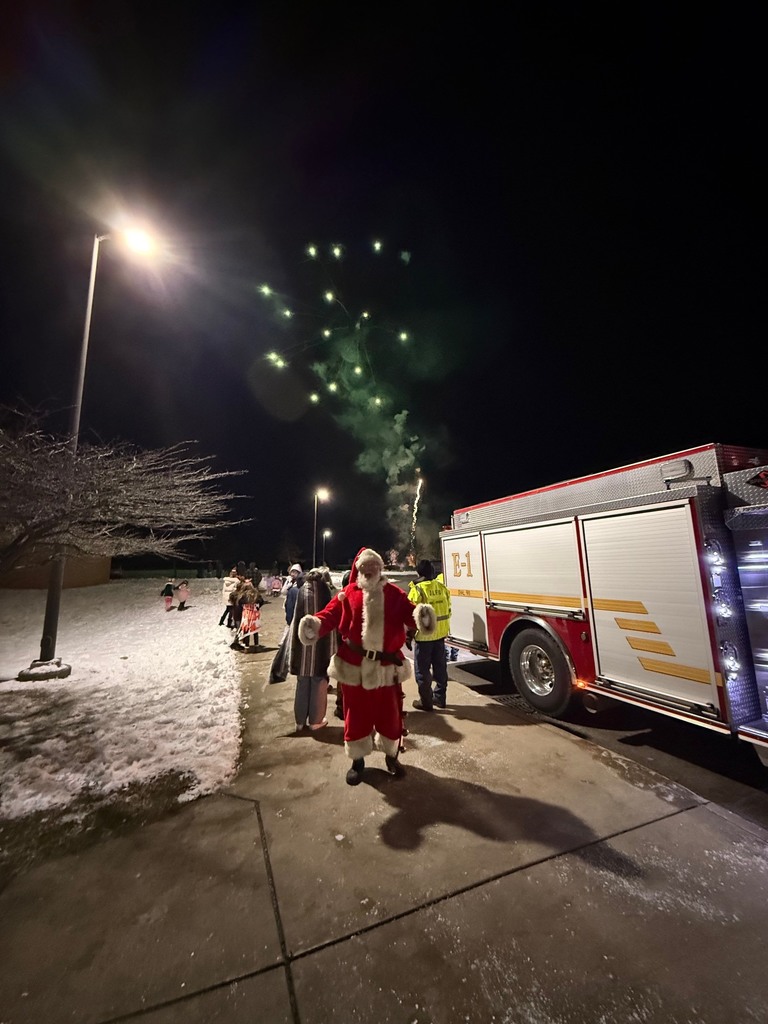 Santa watches the Fireworks