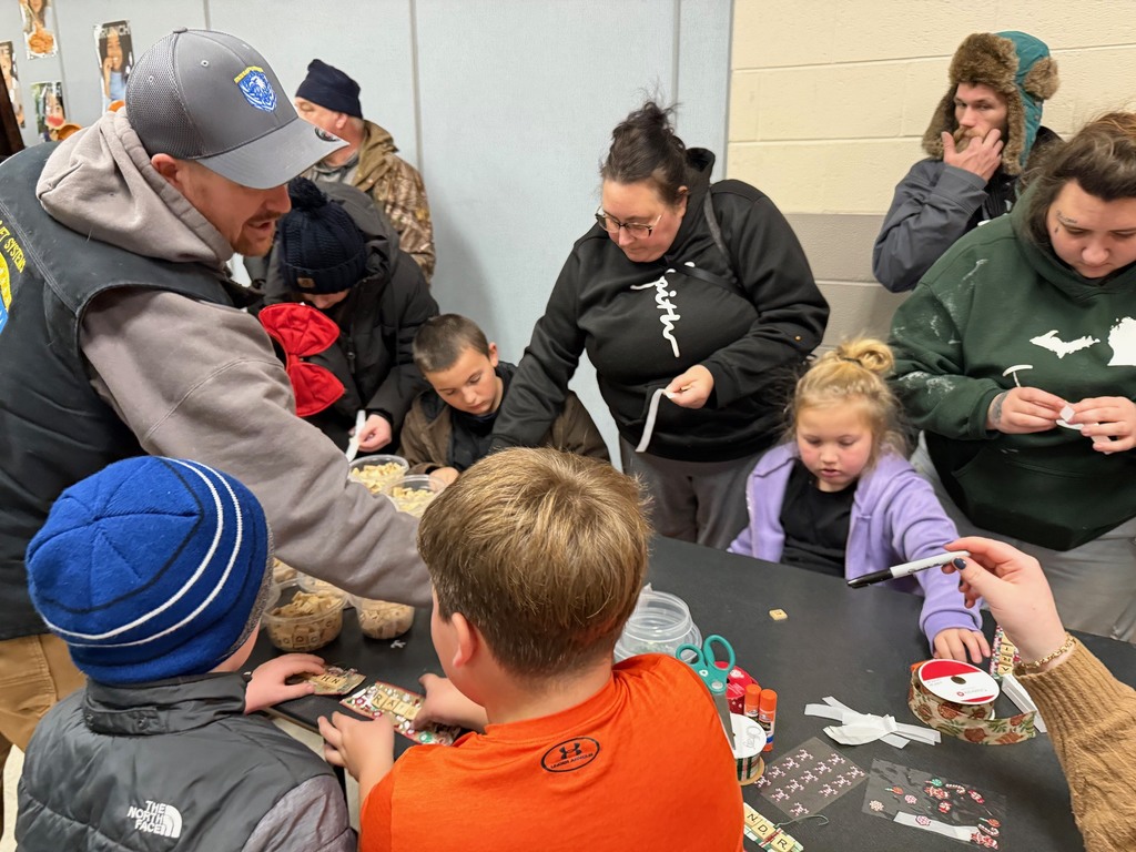 Children make ornaments