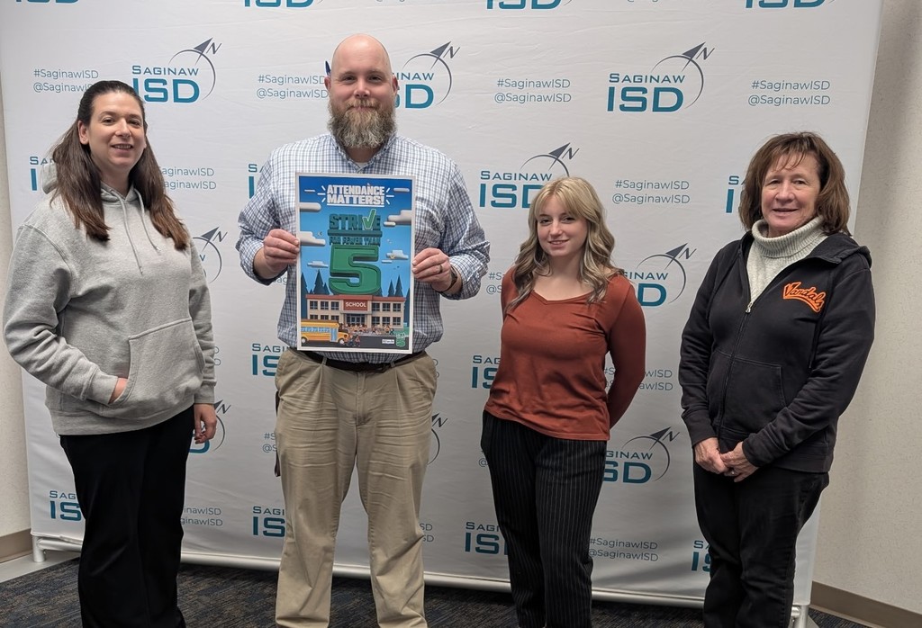 Mrs. Gehringer, Mr. Seno, Mrs. Haltom and Mrs. Stevens at the ISD