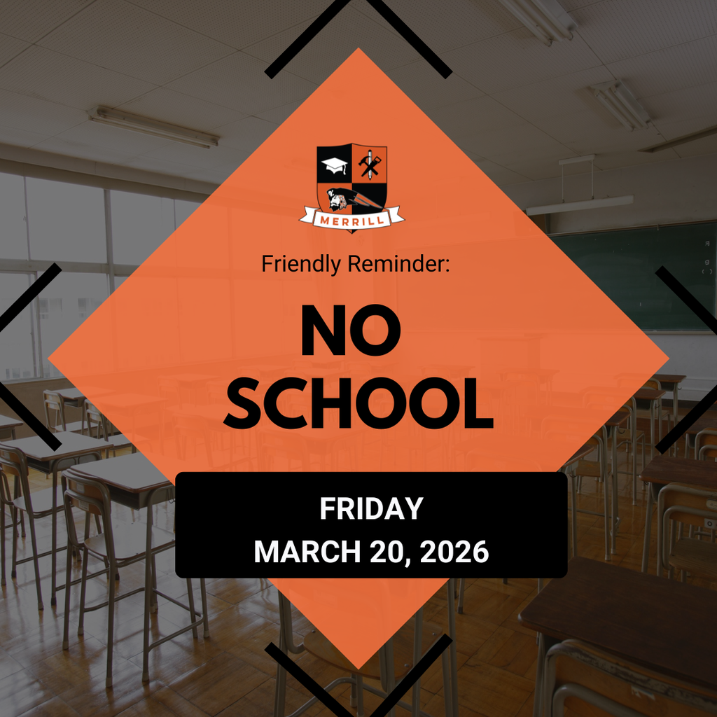 No School Friday March 20. 2026