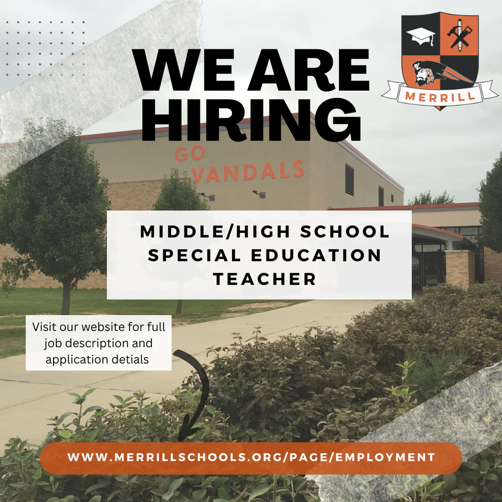 We Are Hiring Middle High School Special Education Teacher