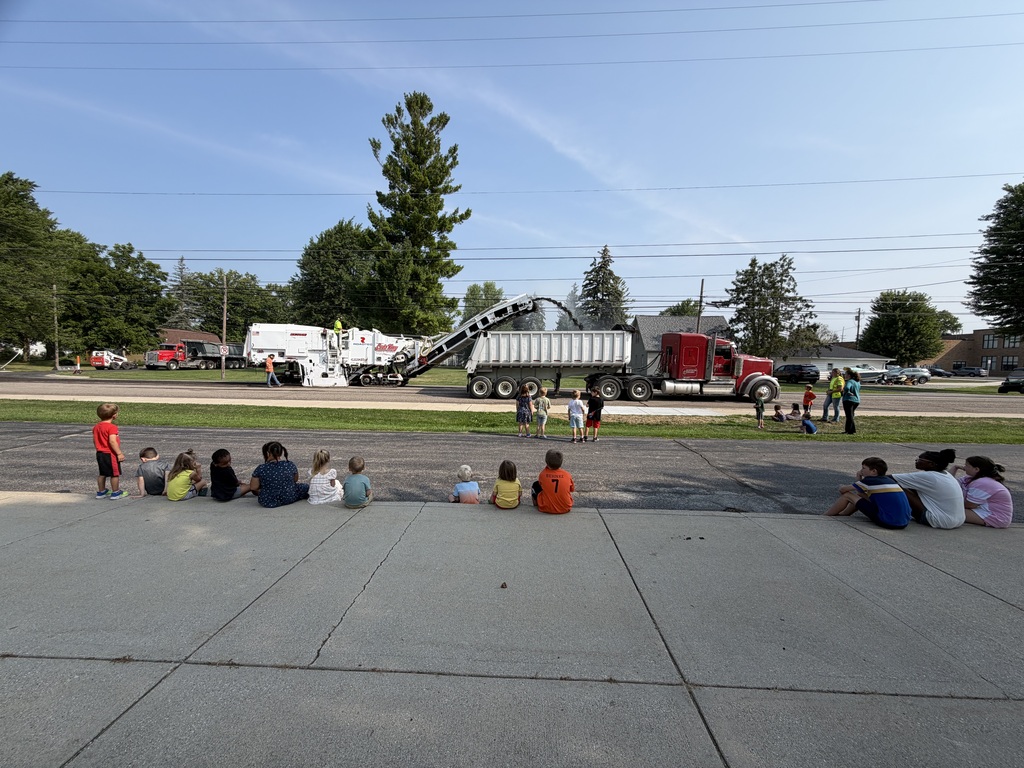 summer camp watching construction