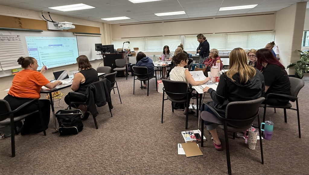 elementary staff working together