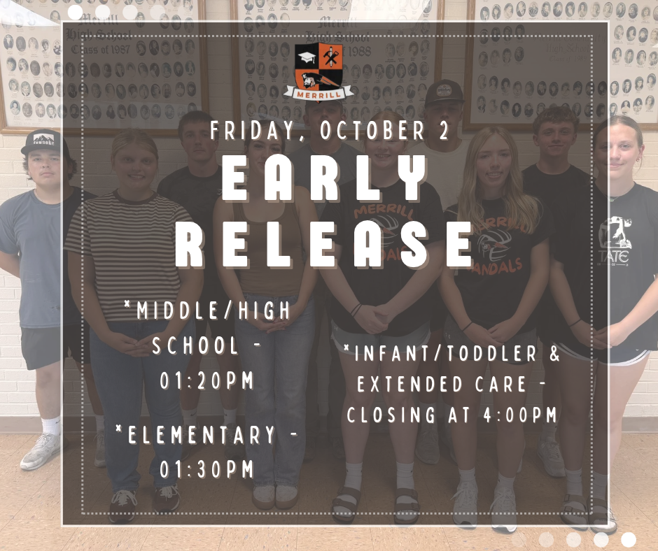 Home coming early release scheudle 