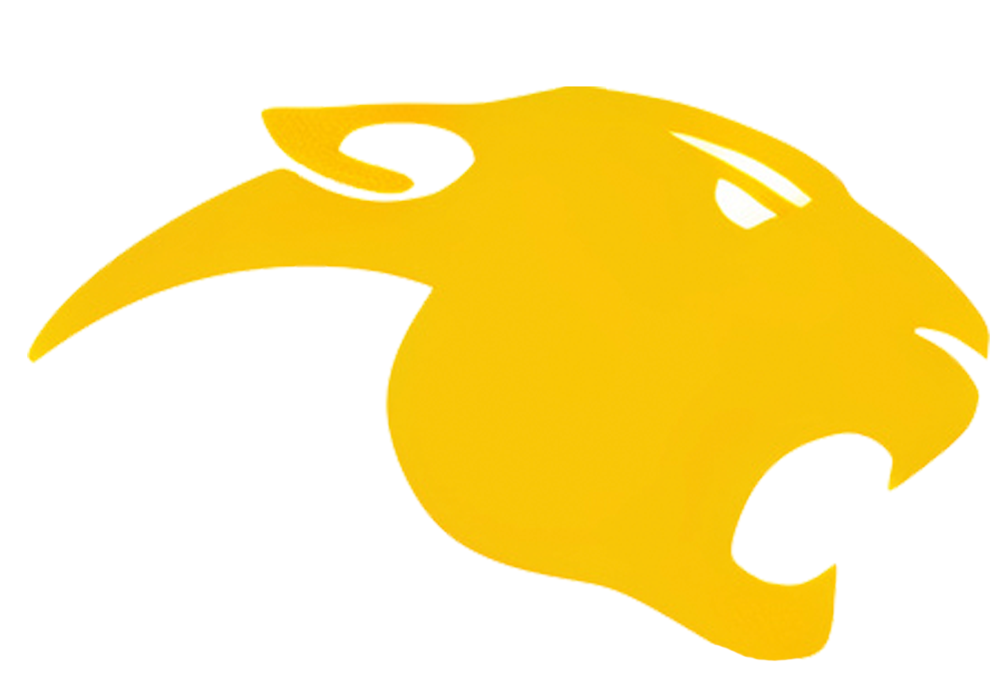Gold panther head icon