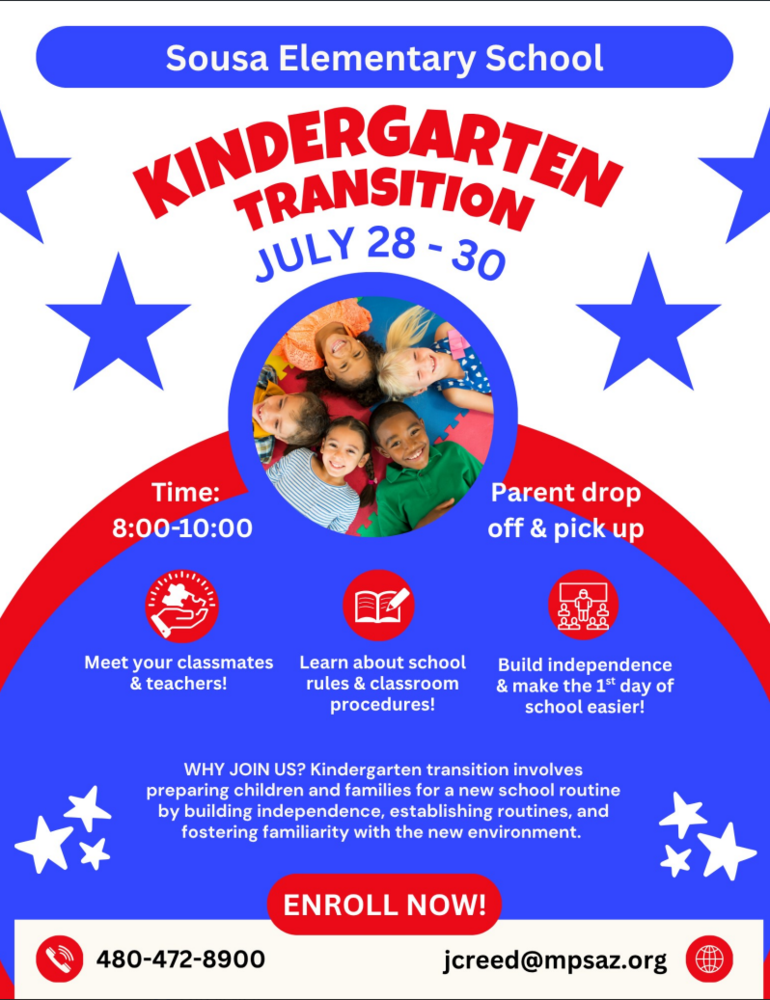 KG Transition Day 7/28-7/30