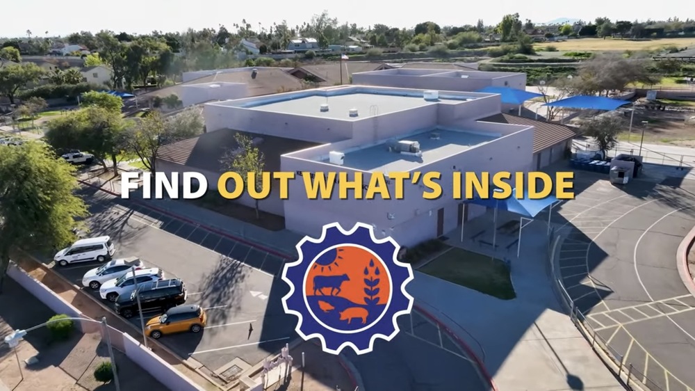 Aerial view of campus