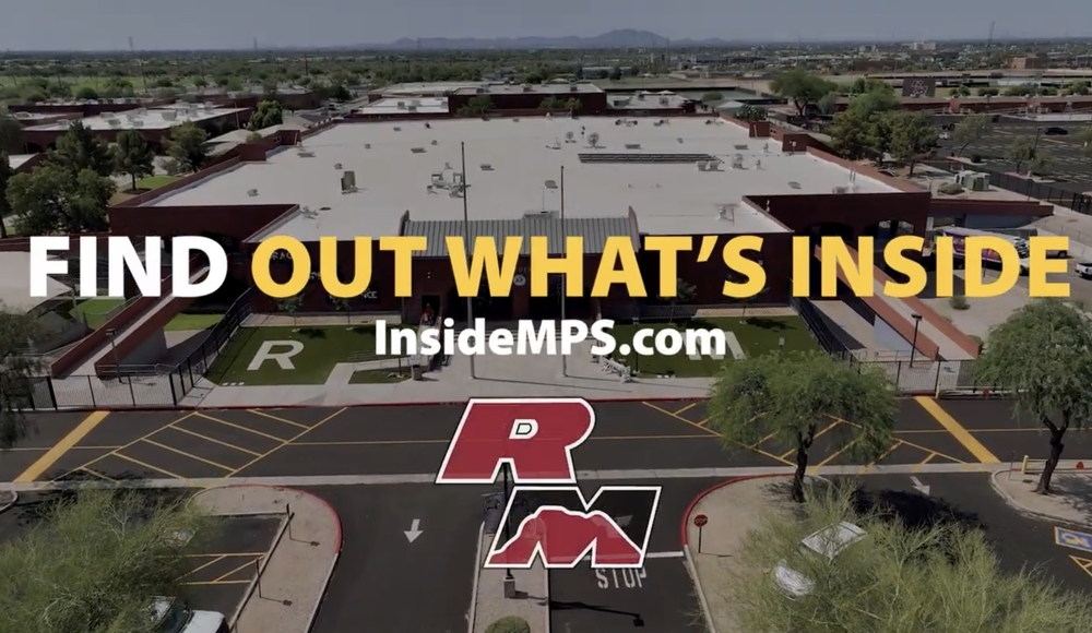 Aerial view of Red Mountain High School