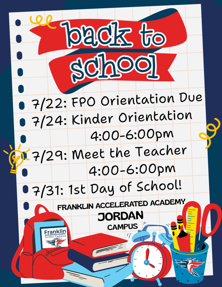 back to school important dates
