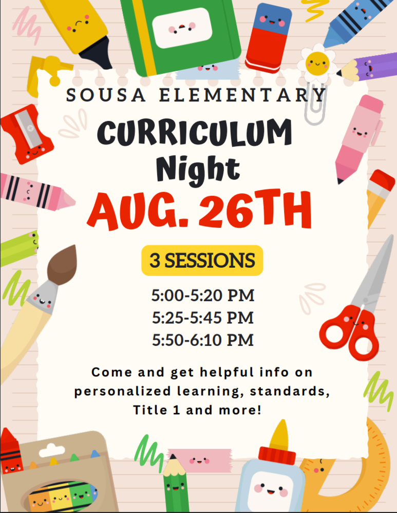 Curriculum Night 8-26-25