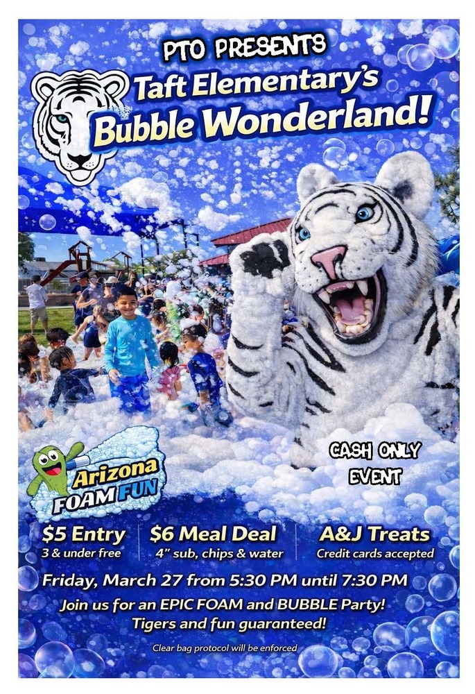 tiger mascot in foam with other students