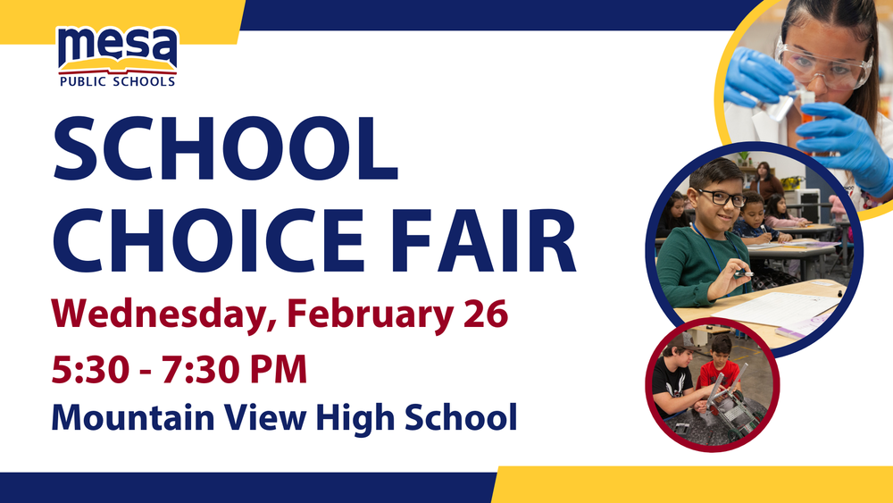 School Choice Fair banner