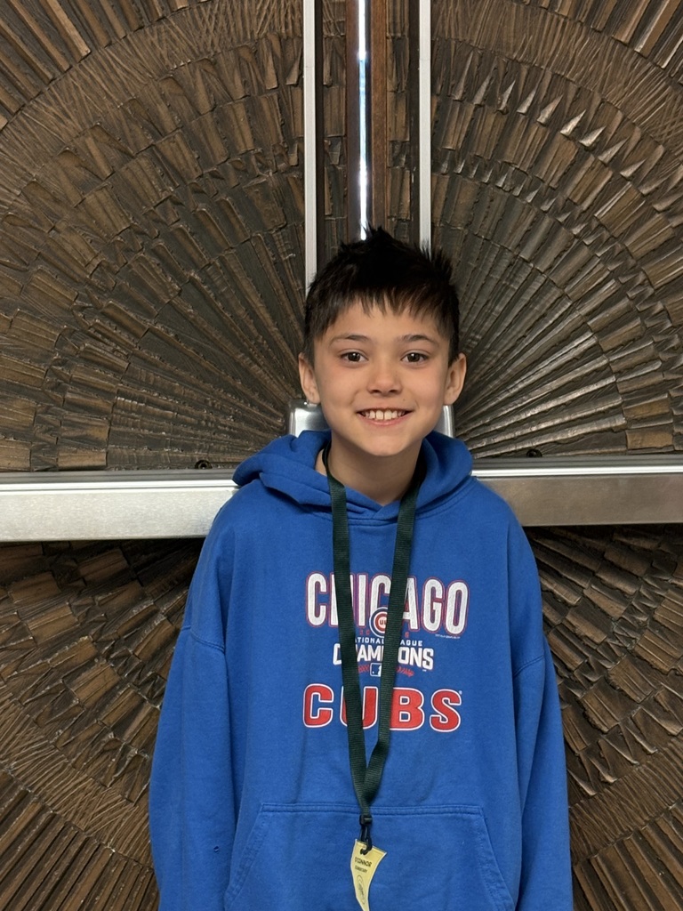Third grade student