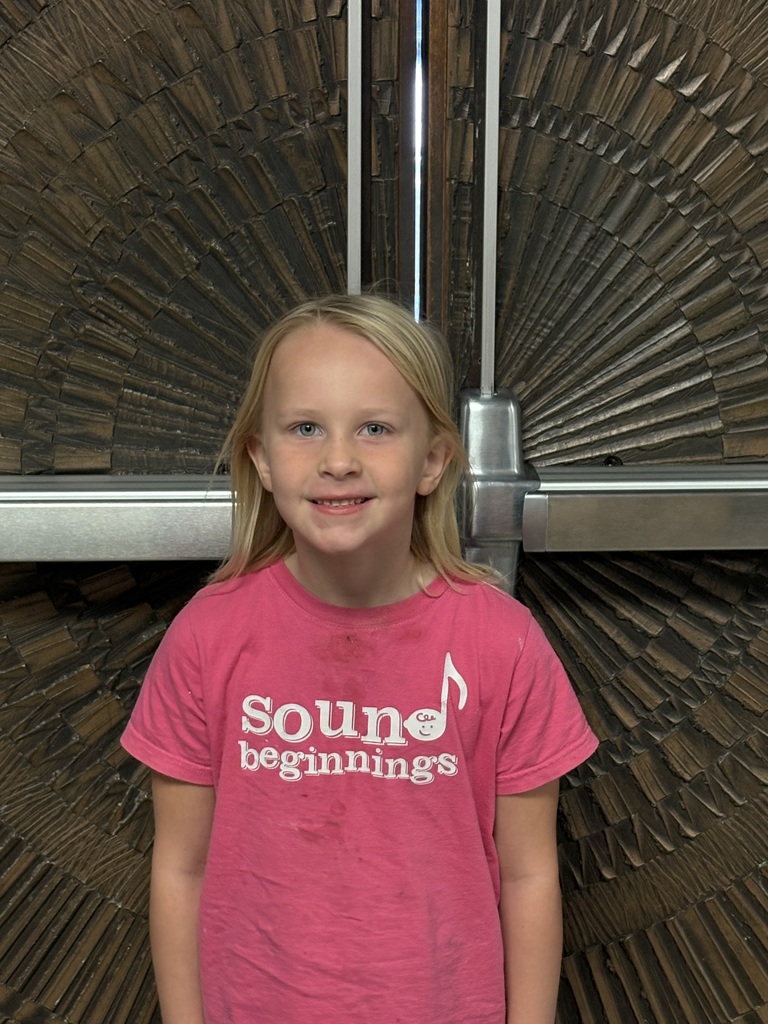 1st grade student of the month