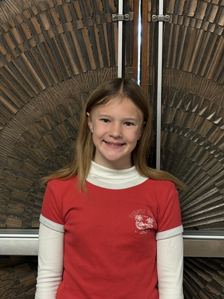 6th grade student of the month