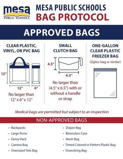 bag sizes