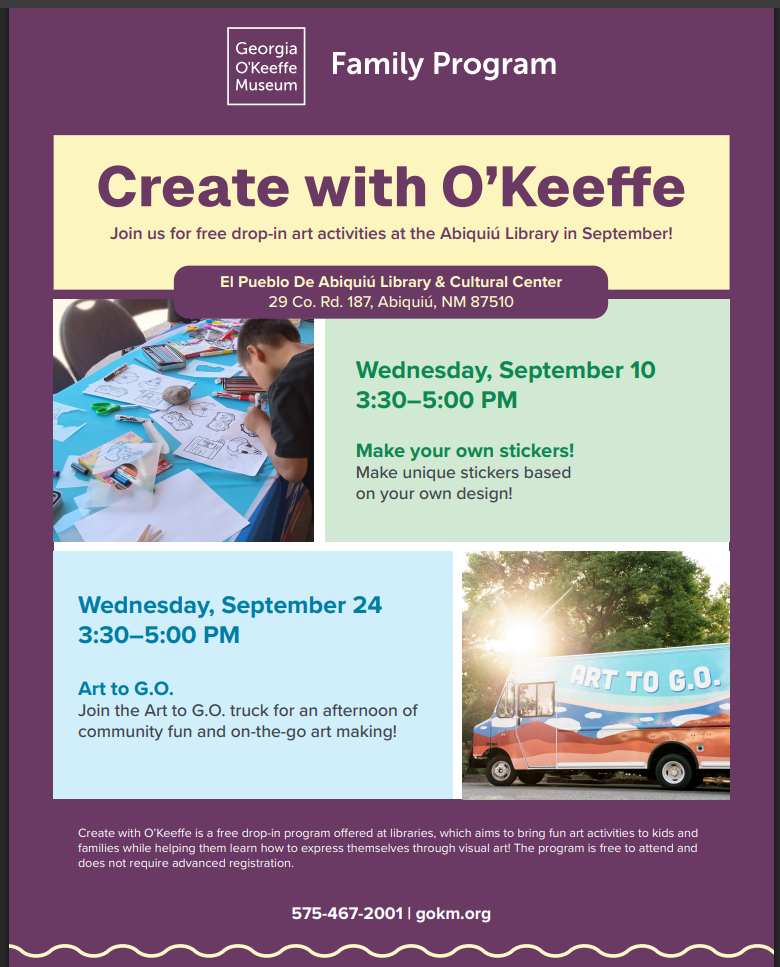 O' Keeffe Art Activity in Abiquiu