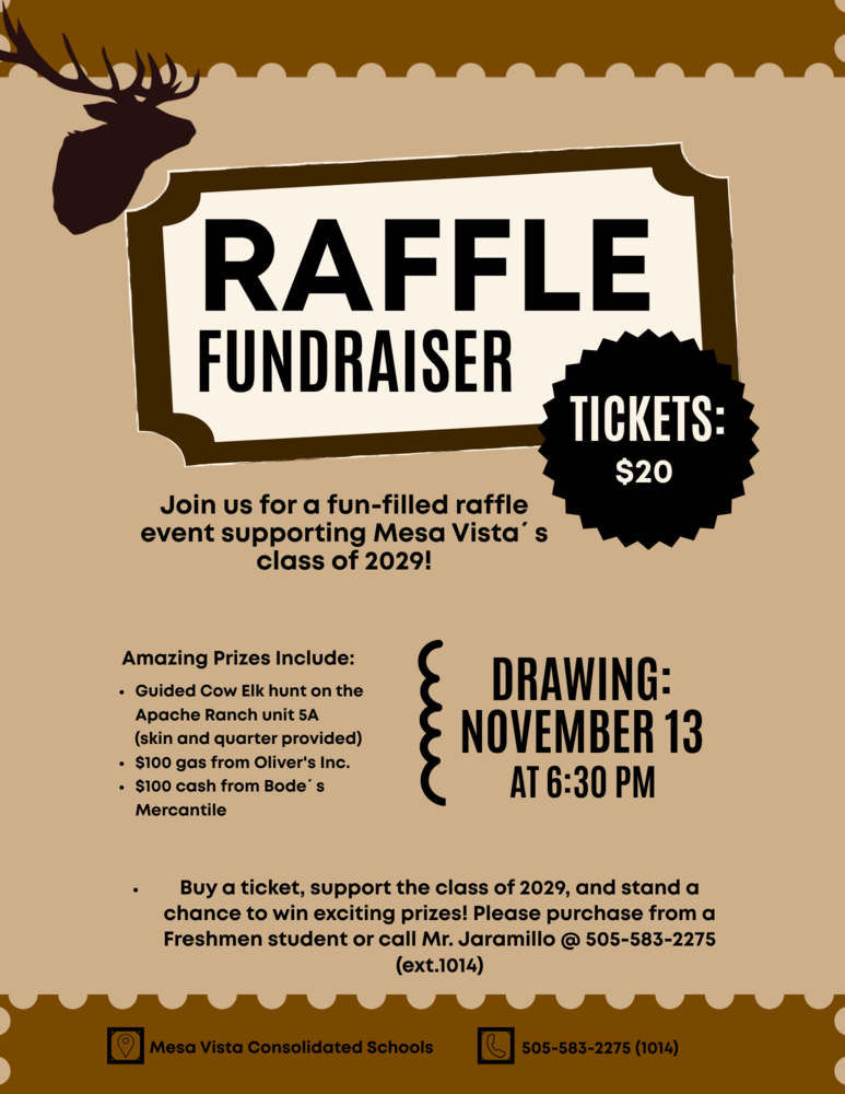 Raffle Fundraiser - Class of 2029