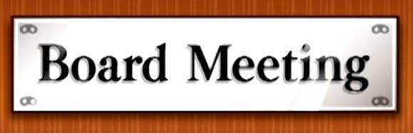 Special Board Meeting - August 19, 2026