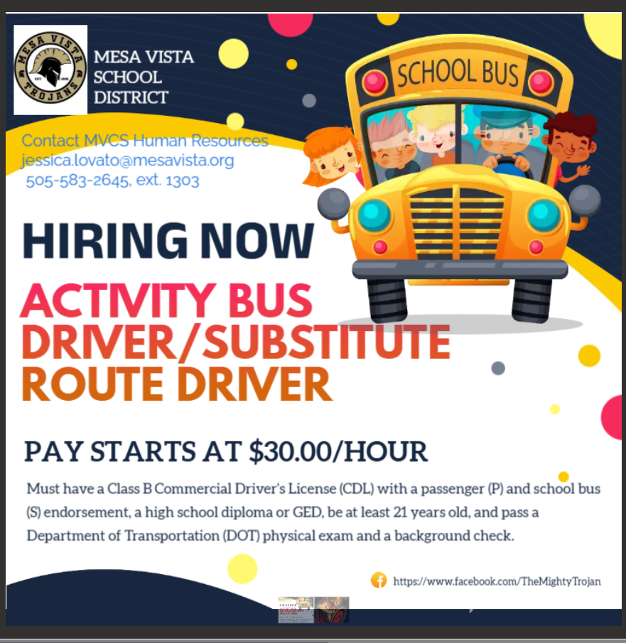 Bus Drivers Needed