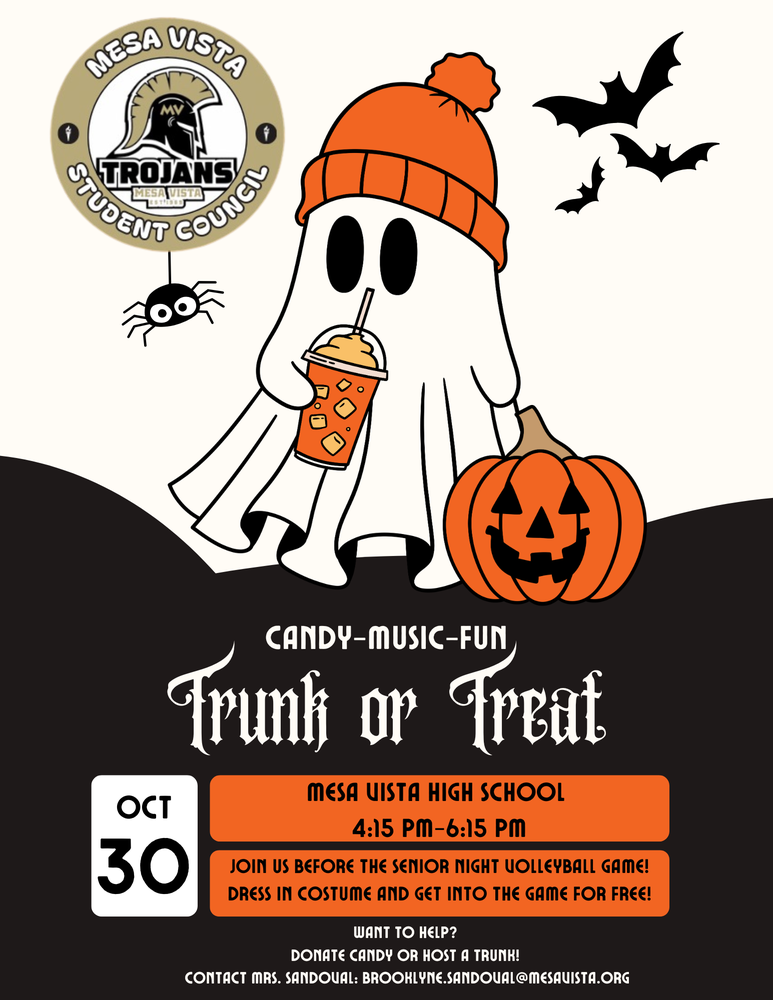 Student Council Sponsored Trunk or Treat
