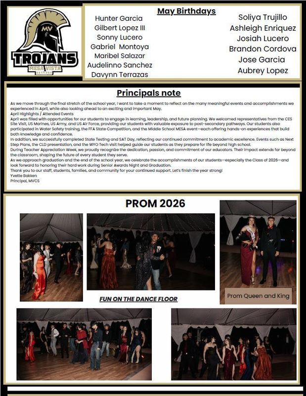 May Newsletter