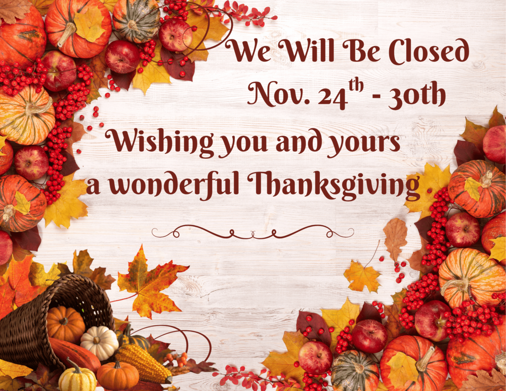 Thanksgiving break flyer