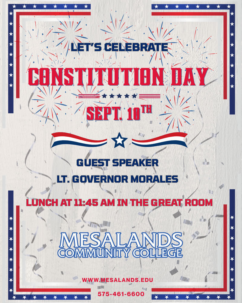 Constitution day celebration flyer