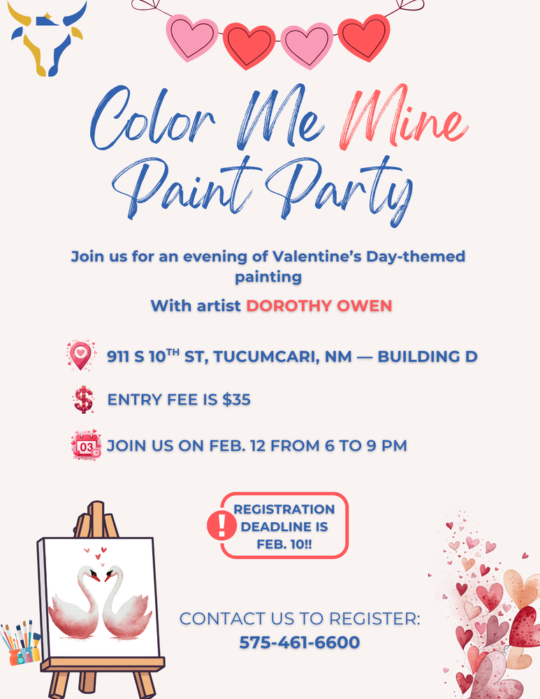 Image of painting event flyer