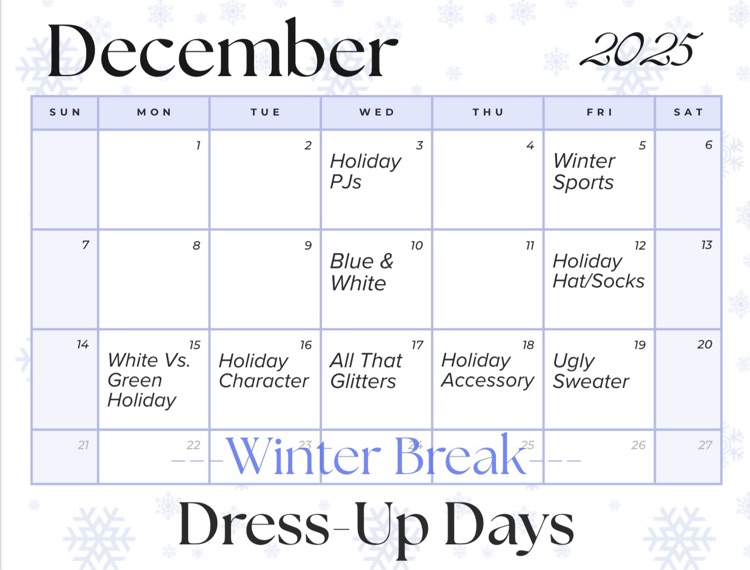 December dress up days 