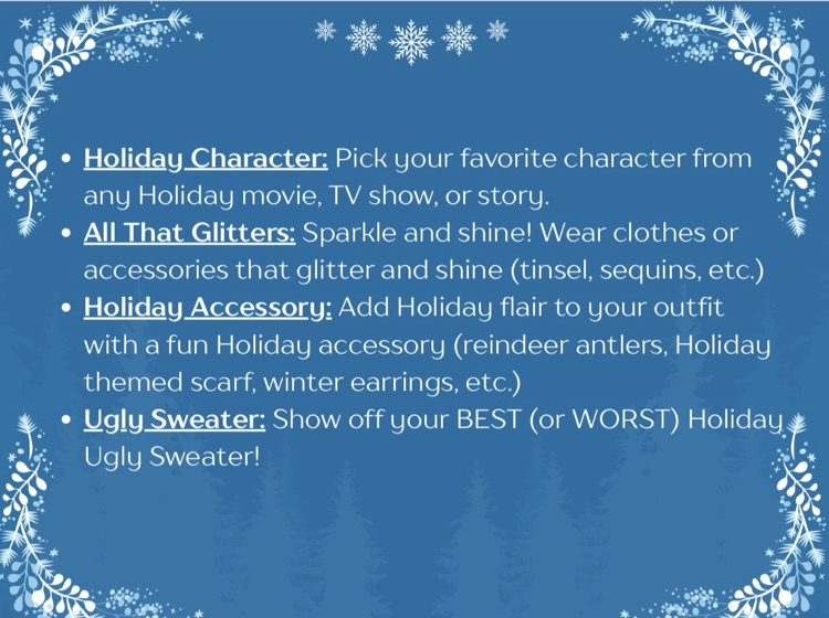 December dress up days 