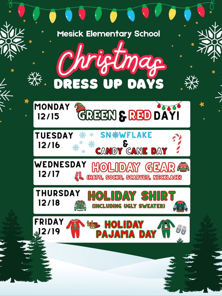 Elementary Dress Up Days