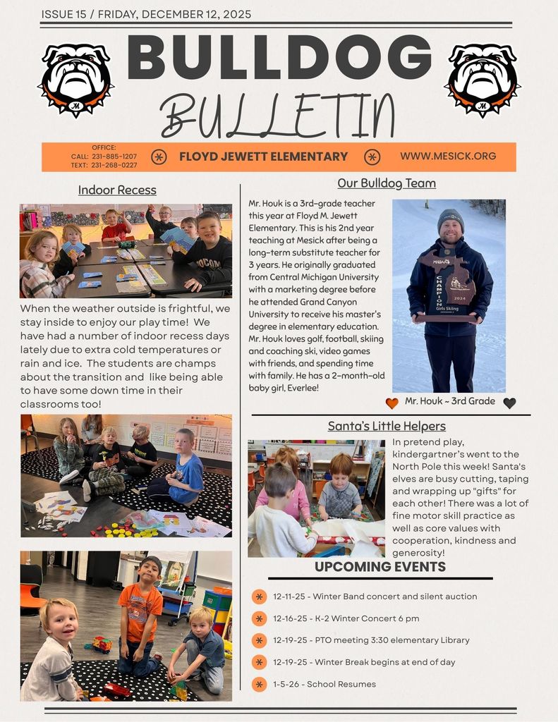 Elementary Bulldog Bulletin 12-12-25