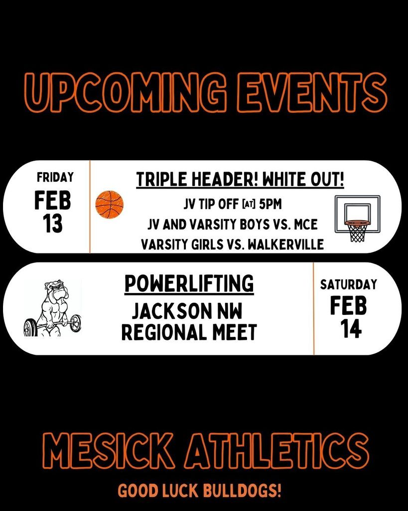 UPCOMING EVENTS