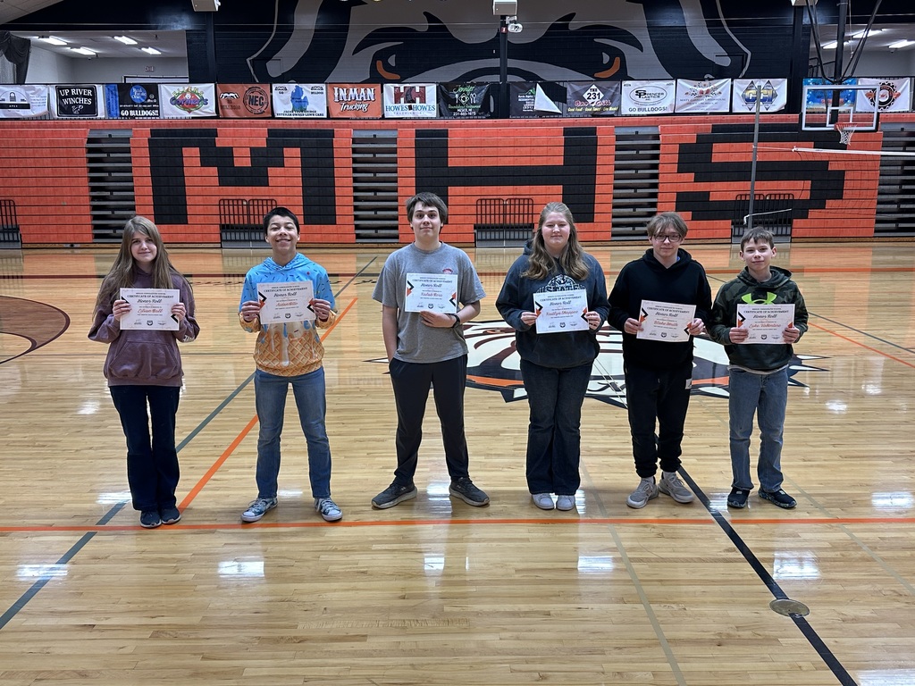  Jr High Academic Awards