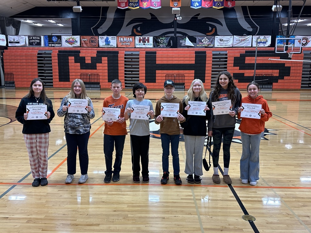  Jr High Academic Awards