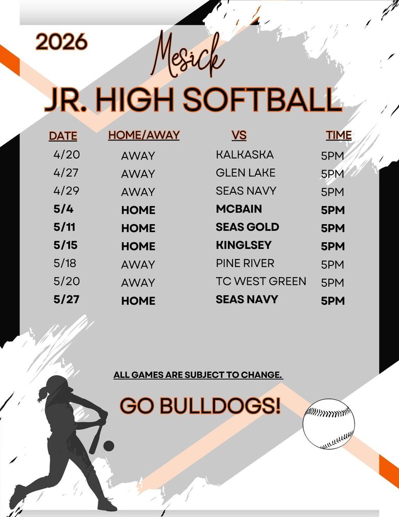 Sport Schedules Spring 2026