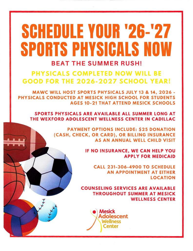 Mesick Sports Physicals
