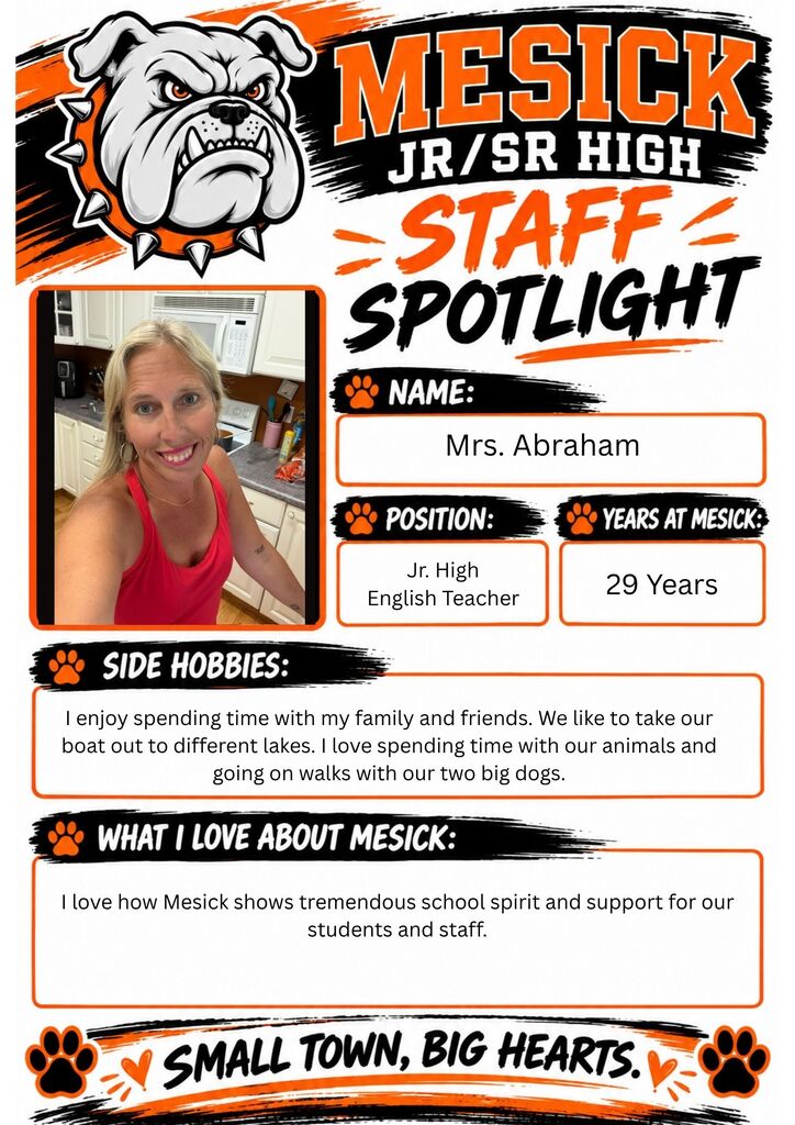 Jr/Sr High Staff Spotlight 