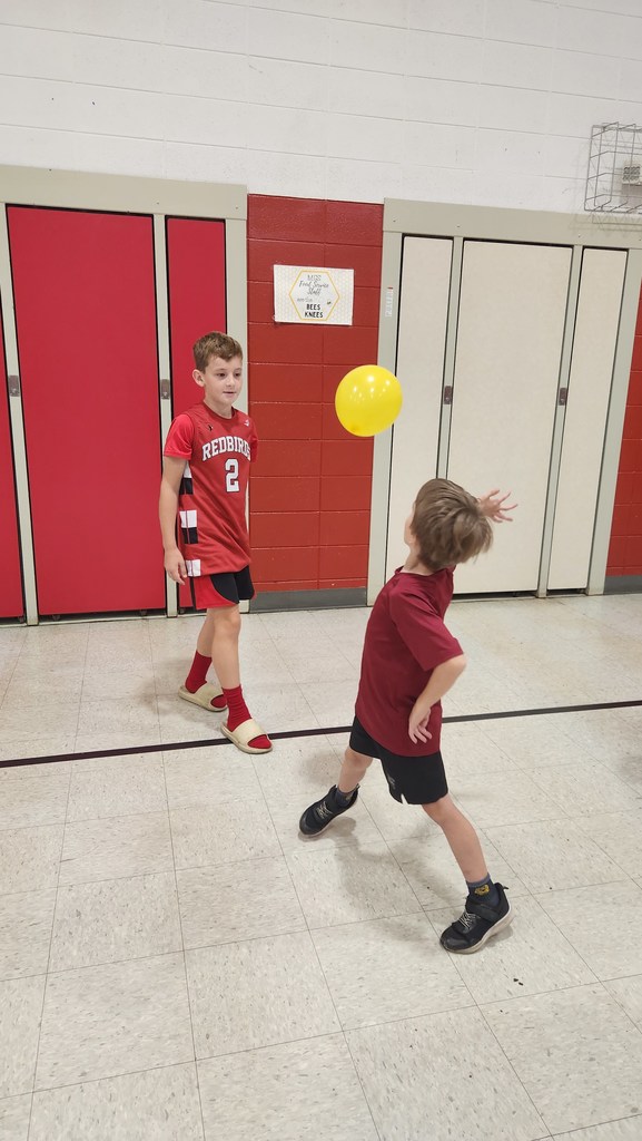 Playing "keepy uppy"