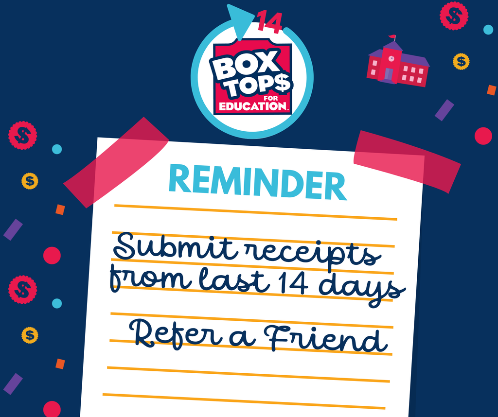 box tops reminder