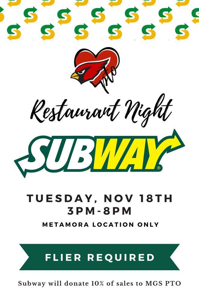 restaurant night flyer