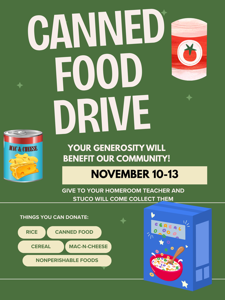 Canned food drive