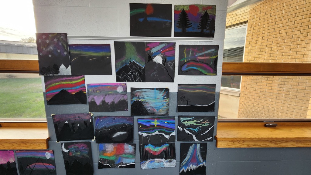 Landscapes highlighted by the Northern Lights.