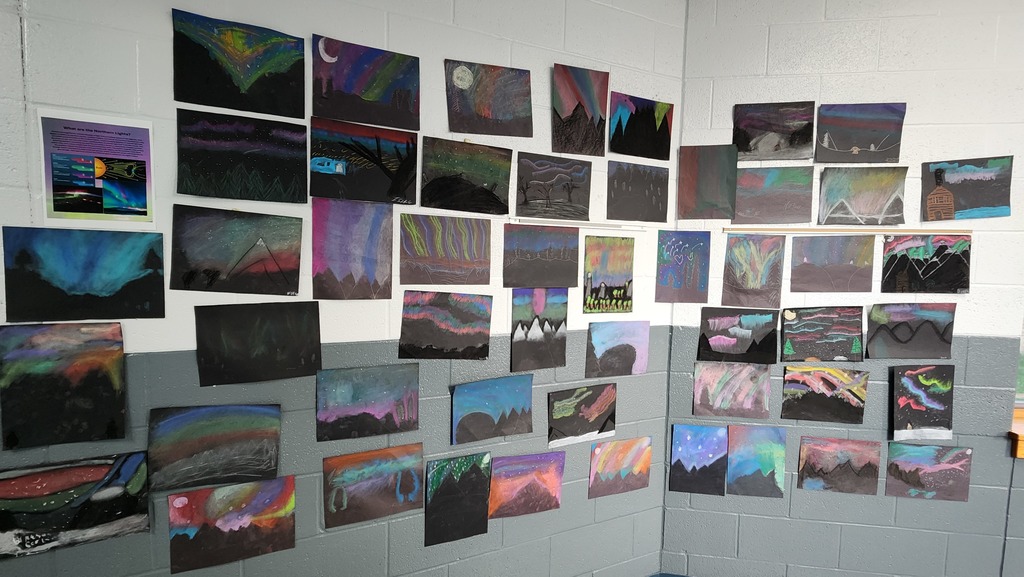 Landscapes highlighted by the Northern Lights.