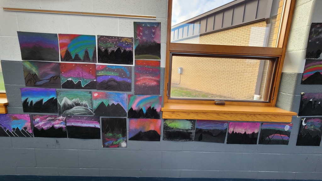 Landscapes highlighted by the Northern Lights.