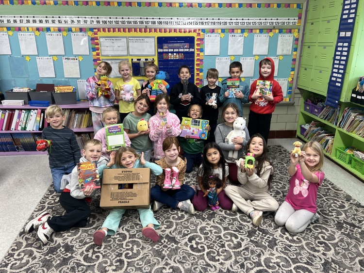 Mrs. Nolte’s class and their donations