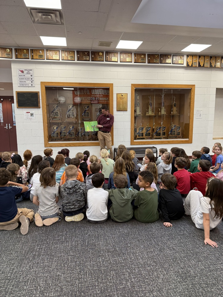 Thank you Mr. Dirks for reading to us!