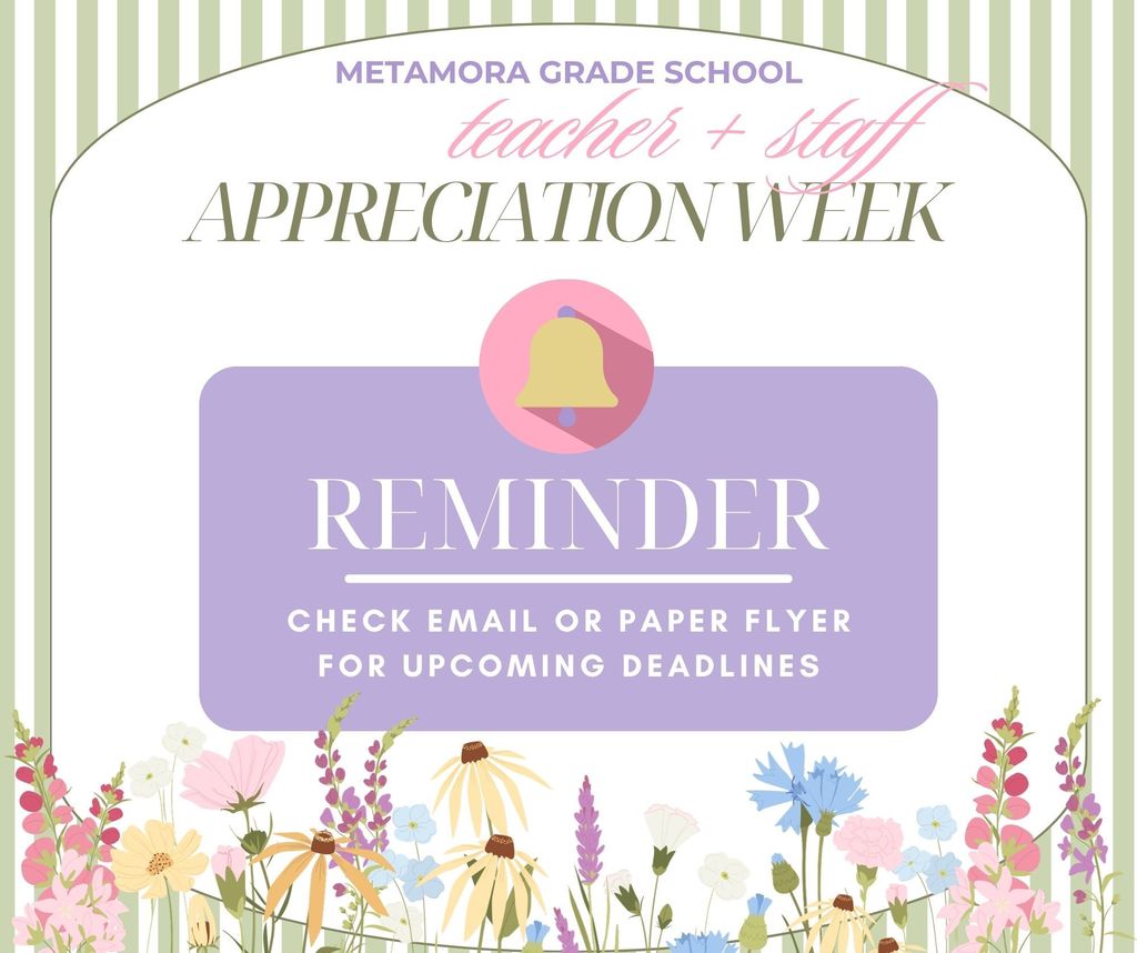 teacher appreciation week